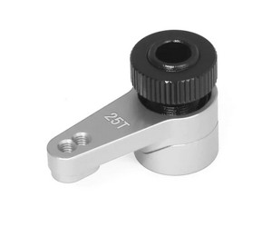 ALUMINUM SERVO HORN - 25T AXI231026 FOR AXIAL 1/10 RBX10 Ryft 4WD Rock Bouncer AXI03009 AXI03005 - SILVER - RS-AXI231026/SI