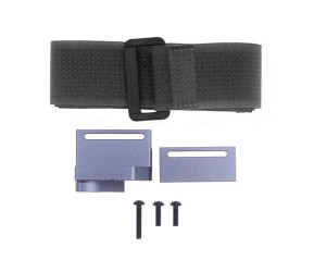 ALUMINUM BATTERY LCG HOLD DOWN MOUNT W/ BATTER STRAP 8327 FOR TRAXXAS 1/10 TRX-4 TRX-6 CRAWLER - RS-TRX8327