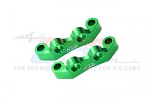 GPM TT2008N 7075 ALLOY FRONT & REAR UPPER ARM BULK FOR 1/10 TAMIYA TT-02 RC CAR - GREEN - TT2008N-G