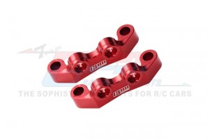 GPM TT2008N 7075 ALLOY FRONT & REAR UPPER ARM BULK FOR 1/10 TAMIYA TT-02 RC CAR - RED - TT2008N-R