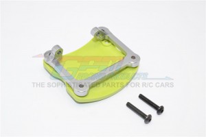 ALUMINIUM+PLASTIC FRONT/REAR AXLE  PROTECTOR MOUNT AXIAL SCX10 - Gun silver - SCX168F/R-GS