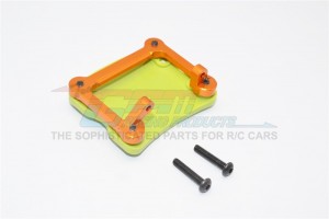 ALUMINIUM+PLASTIC FRONT/REAR AXLE  PROTECTOR MOUNT AXIAL SCX10 - SCX168F/R-OR