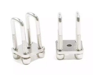 UNIVERSAL STAINLESS STEEL U-BOLTS MOUNTS FOR 1/14 TAMIYA RC TRACTOR TRUCK MAN SCANIA - TRA-021B