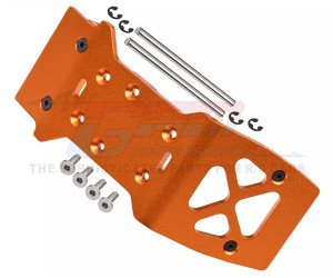 GPM MSV331R ALUMINUM REAR SKID PLATE 105298 FOR 1/10 HPI RACING SAVAGE XS FLUX - MSV331R-OR