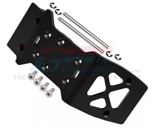 GPM MSV331R ALUMINUM REAR SKID PLATE 105298 FOR 1/10 HPI RACING SAVAGE XS FLUX - MSV331R-BK
