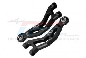 GPM MGM054 7075 ALUMINUM FRONT UPPER SUSPENSION ARMS ARA330839 FOR ARRMA 1/14 MOJAVE GROM MEGA 380 MONSTER ARA2104 - BLACK - MGM054-BK