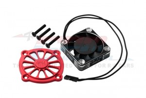 GPM MGO018FANA 7075 ALLOY MOTOR HEATSINK WITH METAL FRAME COOLING FAN AND PROTECTIVE COVER FOR ARRMA 1/10 GORGON MONSTER - MGO018FANA-R
