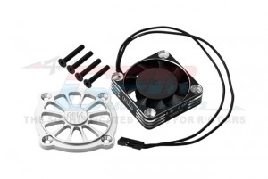 GPM MGO018FANA 7075 ALLOY MOTOR HEATSINK WITH METAL FRAME COOLING FAN AND PROTECTIVE COVER FOR ARRMA 1/10 GORGON MONSTER - MGO018FANA-S