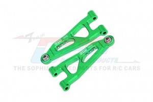 7075 ALUMINUM FRONT LOWER SUSPENSION ARMS ARA330839 FOR ARRMA 1/14 MOJAVE GROM DESERT TRUCK ARA2104 - GREEN - MGM055-G