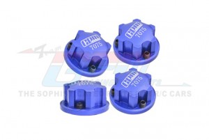 GPM LUX005 7075 ALLOY WHEEL NUT 17mm LOS252144 FOR LOSI 1/6 8IGHT-X Super Lasernut 4WD BUGGY LOS04019 - BLUE - LUX005-B