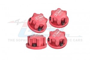 GPM LUX005 7075 ALLOY WHEEL NUT 17mm LOS252144 FOR LOSI 1/6 8IGHT-X Super Lasernut 4WD BUGGY LOS04019 - RED - LUX005-R