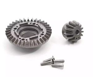 40CRMO STEEL FRONT / REAR DIFFERENTIAL GEAR OUTPUT GEAR 8578 8579 FOR 1/7 RC TRAXXAS UDR UNLIMITED DESERT RACER 85076-4 - RS-TRX8579