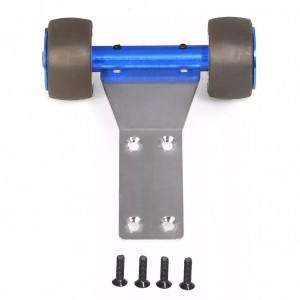 STAINLESS STEEL WHEELIE BAR For ARRMA 1/18 GRANITE 1/14 TYPHON MOJAVE GROM TRUCK - BLUE - RS-ARA320817/BU
