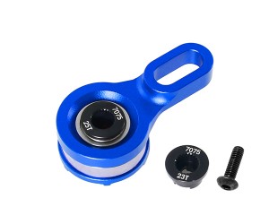 ALUMINUM SERVO SAVER ASSEMBLY 23T 25T With Built In Spring Set LOS261011 For 1/4 LOSI PROMOTO-MX MOTORCYCLE BIKE  LOS06000 - BLUE - RS-LOS261011-BU