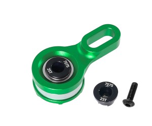 ALUMINUM SERVO SAVER ASSEMBLY 23T 25T With Built In Spring Set LOS261011 For 1/4 LOSI PROMOTO-MX MOTORCYCLE BIKE  LOS06000 - GREEN - RS-LOS261011-GR