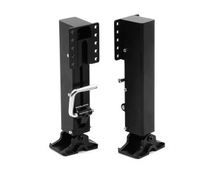 ALUMINUM LANDING GEAR SUPPORT LEG FOR TAMIYA 1/14 TRACTOR TRUCK TRAILER MAN SCANIA - TRA-021/BK