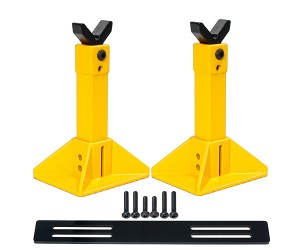 Realistic Axle Metal Hi-Lift Jack For 1/10 RC AXIAL RACING SCX-10 TRAXXAS TRX-4 CRAWLER - YELLOW - SC02/YE