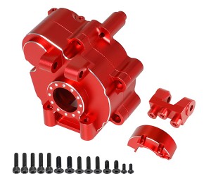 ALUMINUM CENTER GEARBOX CASE ARA310930 FOR 1/5 RC ARRMA KRATON OUTCAST 8S BLX MONSTER - RED - RS-ARA310930/RE