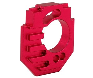 ALUMINUM ADJUST HEATSINK MOTOR MOUNT ARA320744 FOR ARRMA 1/18 GRANITE TYPHON  1/14 MOJAVE GROM ARA2102 ARA2104 - RED - RS-ARA320744/RE