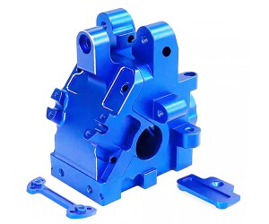 ALUMINUM FRONT / REAR GEAR BOX CASE ARA310935 FOR 1/5 RC ARRMA KRATON / OUTCAST 8S BLX MONSTER - BLUE - RS-ARA310935/BU