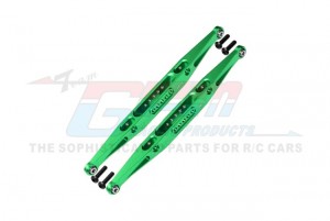 GPM BR014LN 7075 ALLOY REAR LOWER TRAILING ARMS LOS234003 FOR LOSI 1/10 BAJA REY / ROCK REY / HAMMER REY U4 - GREEN - BR014LN-G