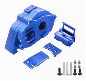 ALUMINUM CENTER DIFF POWER MOTOR MOUNT ARA311169 FOR ARRMA 1/8 MOJAVE / 1/10 KRATON OUTCAST 4X4 4S BLX - BLUE - RS-ARA311169/BU