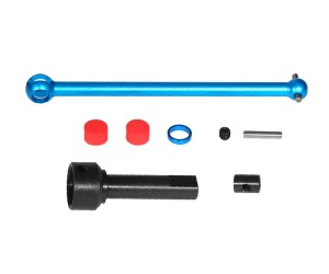 ALUMINUM CENTER PROPELLER DRIVE SHAFT 22052 NO.2052 FOR 1/10 TAMIYA XV-02 XV-02 PRO RALLY TRUCK - RS-TA22052