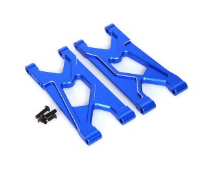 ALUMINUM REAR LOWER SUSPENSION ARM ARA330751 FOR 1/10 ARRMA GORGON MONSTER TRUCK ARA3230S - RS-ARA330751-BU