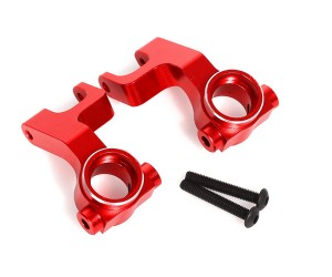 ALUMINUM FRONT STEERING BLOCK ARA340189 FOR 1/10 ARRMA GORGON MONSTER TRUCK ARA3230S - RED - RS-ARA340189/RE