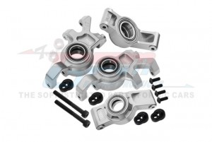 GPM TXM2122N 7075 ALLOY FRONT OVERSIZED STEERING BLOCKS & REAR HUB STUB AXLE CARRIERS WITH THREE OVERSIZE BEARING 7852 7737X FOR TRAXXAS 1/5 X-MAX ... - TXM2122N-S