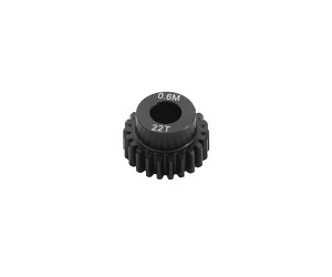 HARD STEEL M0.6 5mm BORE MOTOR PINION GEAR 17T - 28T  FOR 1/10 1/12 RC CAR - RS-M0622T