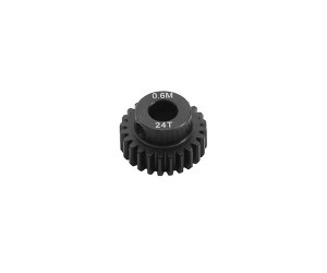 HARD STEEL M0.6 5mm BORE MOTOR PINION GEAR 17T - 28T  FOR 1/10 1/12 RC CAR - RS-M0624T