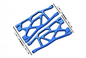 GPM TXM055F/R ALUMINIUM FRONT / REAR LOWER ARMS  FOR 6S TRAXXAS XMAXX 6S 8S - Blue - TXM055F/R-B