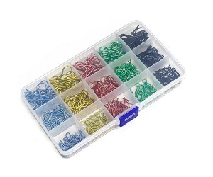 MULTI COLOR PACK METAL BODY SHELL CLIP -240pcs FOR 1/6 1/7 1/8 1/10 1/12 1/18 1/24 Car - RS-BC240