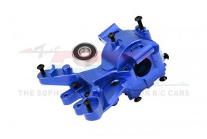 GPM TS012 7075 ALUMINUM FRONT UPPER AND LOWER BULKHEAD 8920 FOR TRAXXAS 1/8 6S MAXX SLASH 1/10 MAXX  WIDEMAXX MONSTER - BLUE - TS012-B