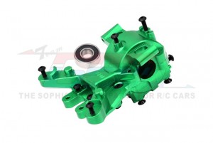 GPM TS012 7075 ALUMINUM FRONT UPPER AND LOWER BULKHEAD 8920 FOR TRAXXAS 1/8 6S MAXX SLASH 1/10 MAXX  WIDEMAXX MONSTER - GREEN - TS012-G