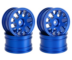 ALUMINUM M-CHASSIS RIM 46 x 25mm BBS TYPE For 1/10 TAMIYA M05 M05 M07 XM-01 MB-01 CAR - RS-WH422512B/BU