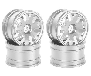 ALUMINUM M-CHASSIS RIM 46 x 25mm BBS TYPE For 1/10 TAMIYA M05 M05 M07 XM-01 MB-01 CAR - RS-WH422512B/SI