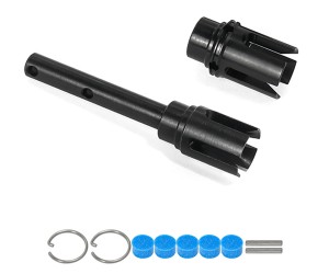 STEEL SPUR GEAR MAIN SHAFT JOINT & MAIN SHAFT MB22 MB23 FOR TAMIYA 1/10 RC XM-01 PRO CAR 58738 - RS-MB2223