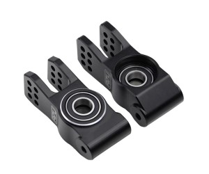 ALUMINUM 7075 REAR HUB CARRIER LOS254076 FOR LOSI 1/6 8IGHT-X SUPER LASERNUT / 1/8 8IGHT-XE XTE BUGGY - RS-LOS254076/BK