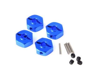 ALUMINUM WHEEL HEX LOS212050 FOR RC LOSI 1/18 MINI LMT MONSTER LOS01026 - BLUE - RS-LOS212050/BU
