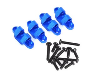 ALUMINUM LOWER SHOCK DAMPER MOUNT LOS211044 FOR RC LOSI 1/18 MINI LMT MONSTER LOS01026 - BLUE - RS-LOS211044B/BU