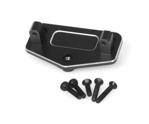 ALUMINUM SERVO PLATE LOS212036 FOR RC LOSI 1/18 MINI LMT MONSTER LOS01026 - BLACK - RS-LOS212036/BK