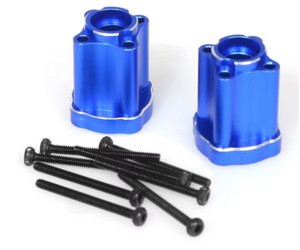 ALUMINUM REAR AXLE MOUNT LOS214043 FOR RC LOSI 1/18 MINI LMT MONSTER LOS01026 - BLUE - RS-LOS214043/BU