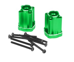 ALUMINUM REAR AXLE MOUNT LOS214043 FOR RC LOSI 1/18 MINI LMT MONSTER LOS01026 - GREEN - RS-LOS214043/G