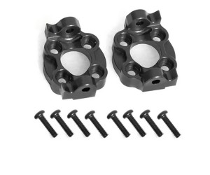 ALUMINUM FRONT C HUBS LOS214041 FOR RC LOSI 1/18 MINI LMT MONSTER LOS01026 - BLACK - RS-LOS214041/BK