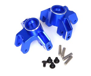 ALUMINUM FRONT STEERING BLOCK LOS214041 FOR RC LOSI 1/18 MINI LMT MONSTER LOS01026 - BLUE - RS-LOS214041A/BU