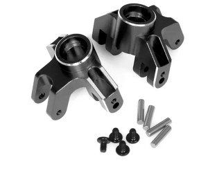 ALUMINUM FRONT STEERING BLOCK LOS214041 FOR RC LOSI 1/18 MINI LMT MONSTER LOS01026 - BLACK - RS-LOS214041A/BK