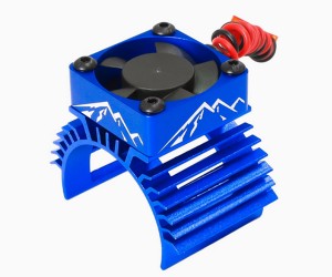 ALUMINUM 36mm HEATSINK COOLING FAN MOTOR TYPE B FOR 540 550 3650 3660 MOTOR - BLUE - RS-HSFAN3230B/BU
