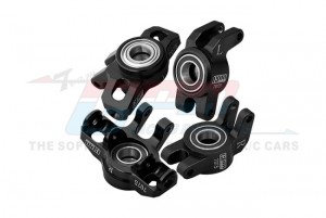 7075 ALLOY FRONT STEERING BLOCK REAR HUB LARGER INNER BEARINGS ARA330841 FOR ARRMA 1/14 MOJAVE GROM MEGA 380 DESERT TRUCK ARA2104 - MGM2122-BK